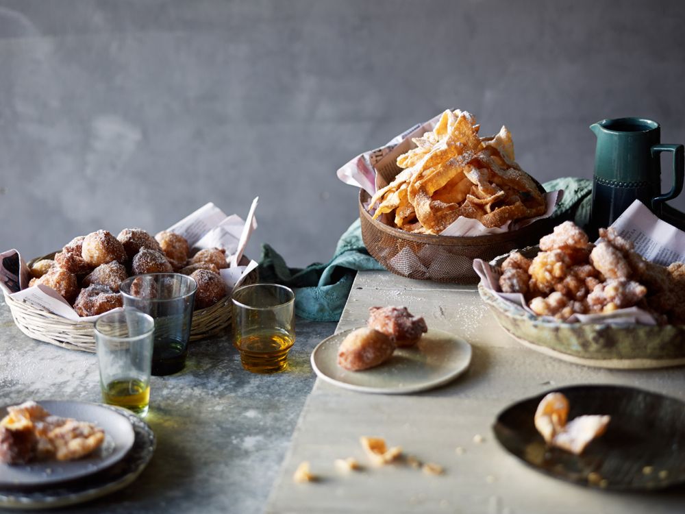 Chiacchiere from A Lombardian Cookbook by Alessandro Pavoni and Roberta Muir
