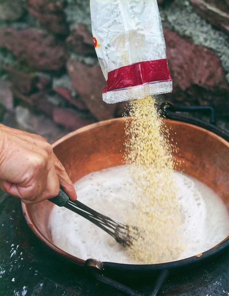 Polenta from A Lombardian Cookbook by Alessandro Pavoni and Roberta Muir