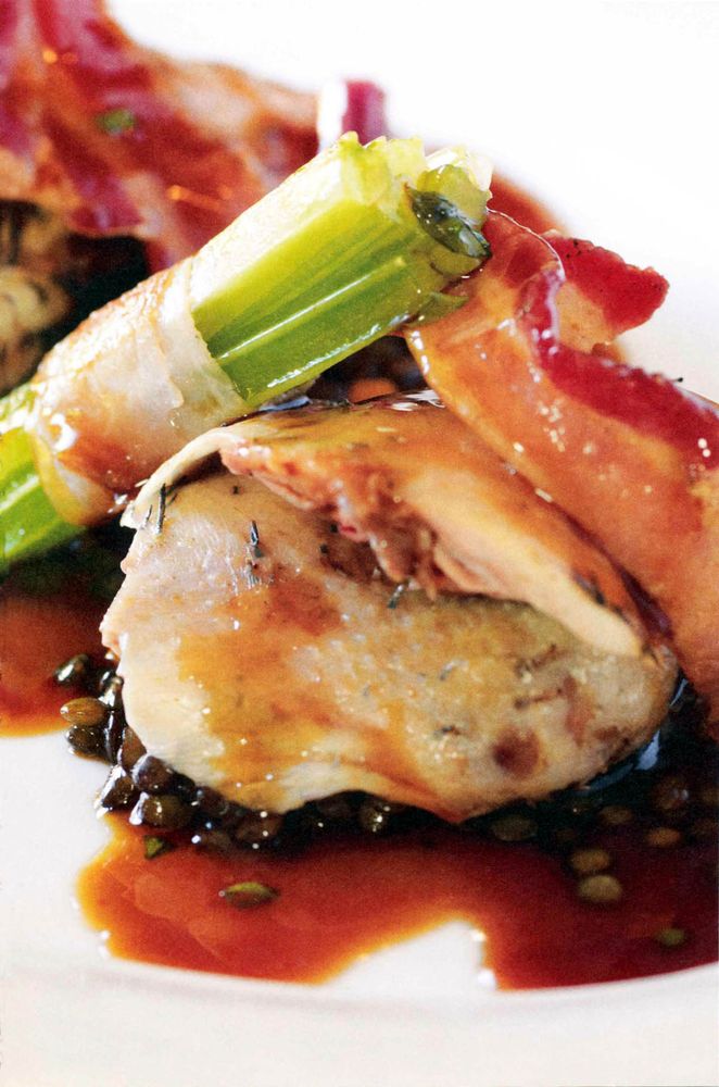 Grey-Legged, Local Shot Partridge with Braised Green Lentils, Celery ...