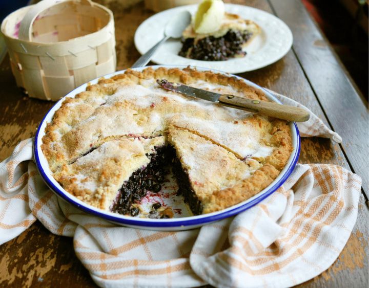 Bilberry Plate Pie from Lavender &amp; Lovage: A Culinary Notebook of Memories &amp; Recipes From Home &amp; Abroad by Karen Burns-Booth