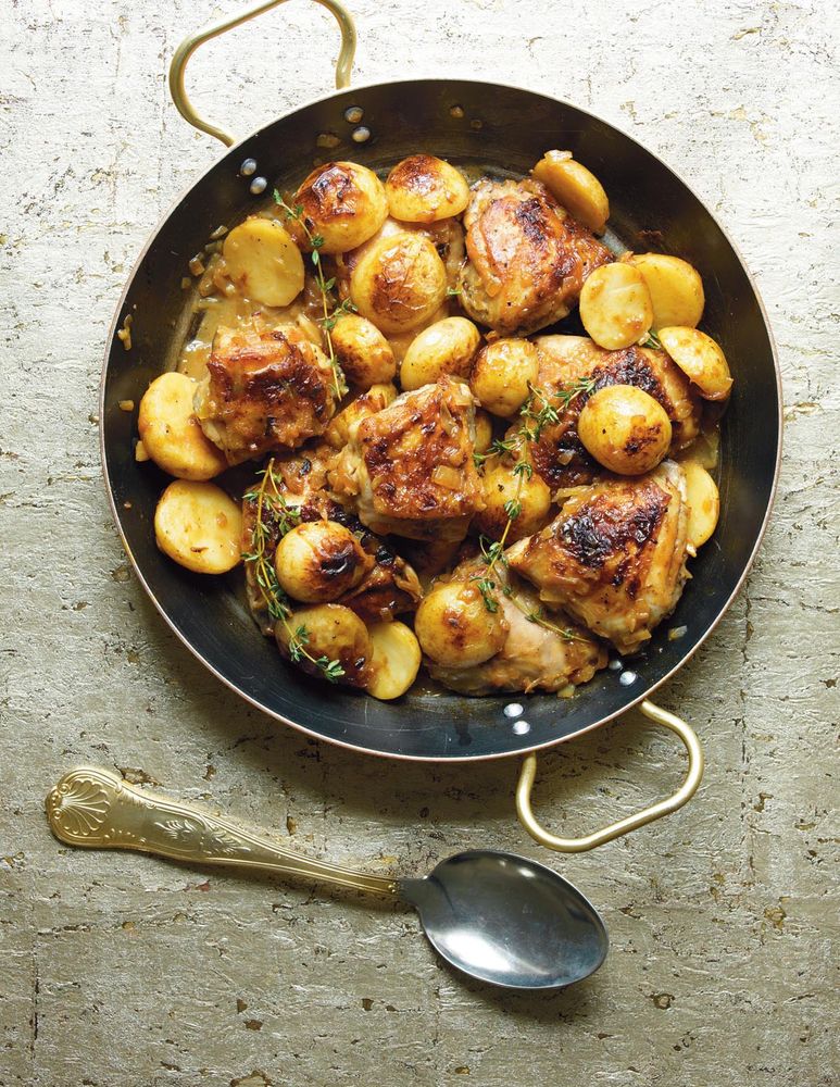 Baked honey mustard chicken from The Lazy Makoti's Guide to the Kitchen by Mogau Seshoene