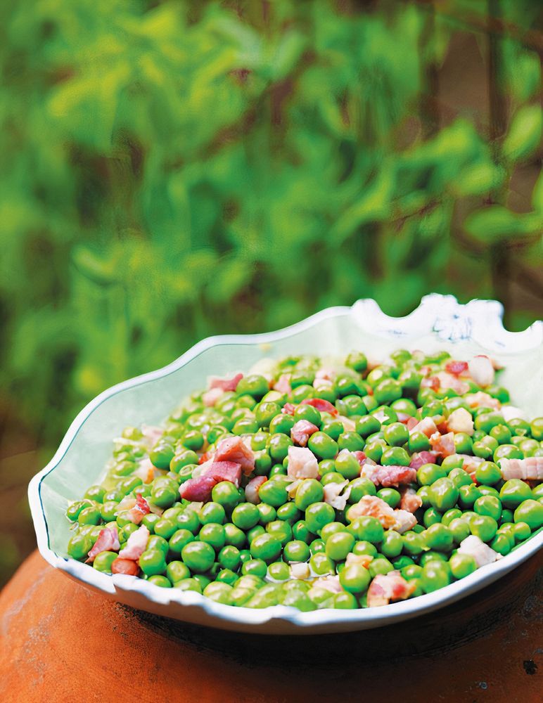 Peas with Pancetta from Let's Eat by Tom Parker Bowles