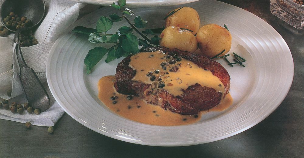 Green peppercorn sauce from Sauces Le Cordon Bleu Home Collection by