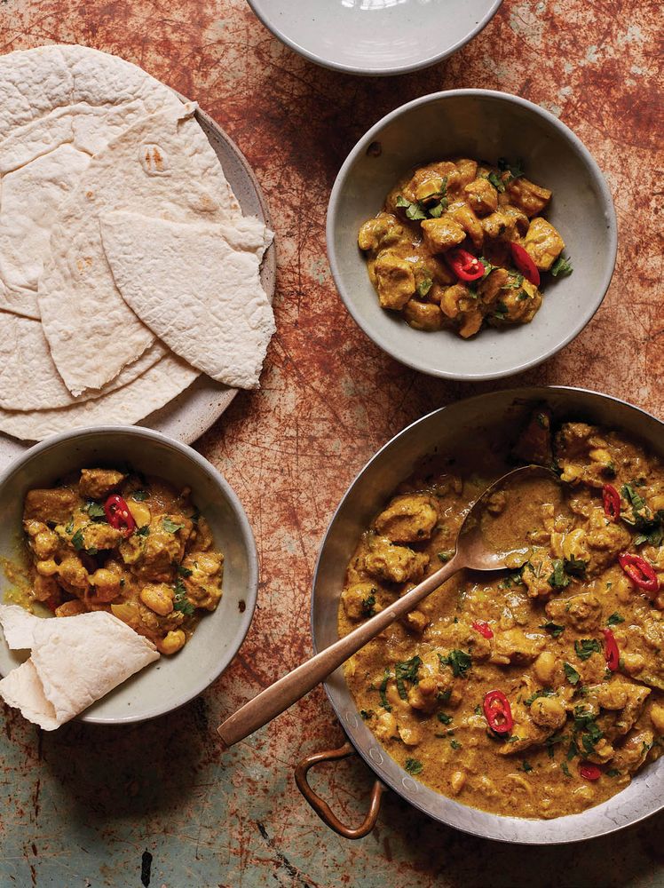 Chicken, Coconut and Pineapple Curry from 30 Minute Mowgli: Fast Easy Indian from the Mowgli Home Kitchen by Nisha Katona
