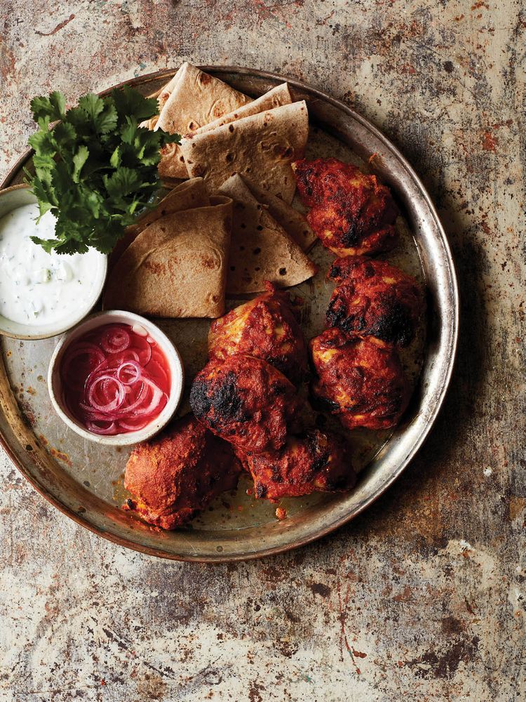 Quick Angry Tandoori from 30 Minute Mowgli: Fast Easy Indian from the Mowgli Home Kitchen by Nisha Katona