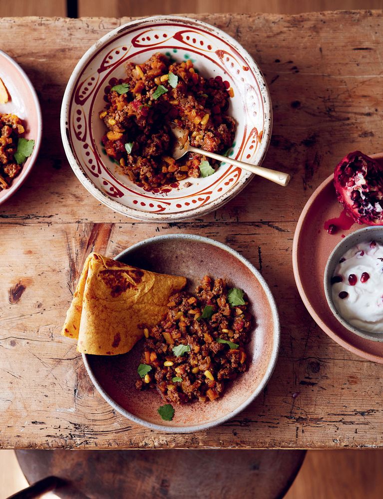 Spiced Lamb and Apricot Wraps from 30 Minute Mowgli Fast Easy Indian