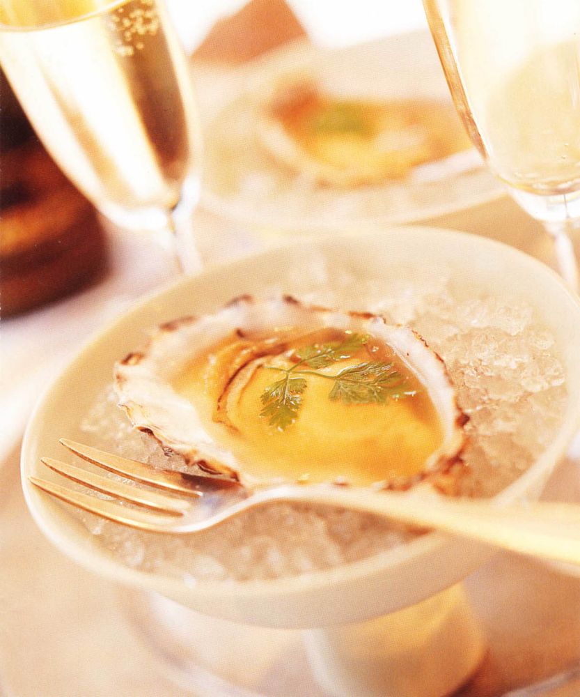 Oysters in Sea-Water Jelly