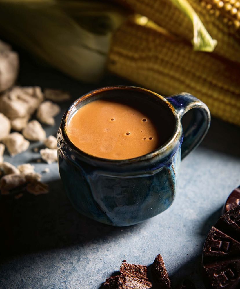 Brentwood Corn Champurrado from Convivir: Modern Mexican Cuisine in California’s Wine Country by Rogelio Garcia