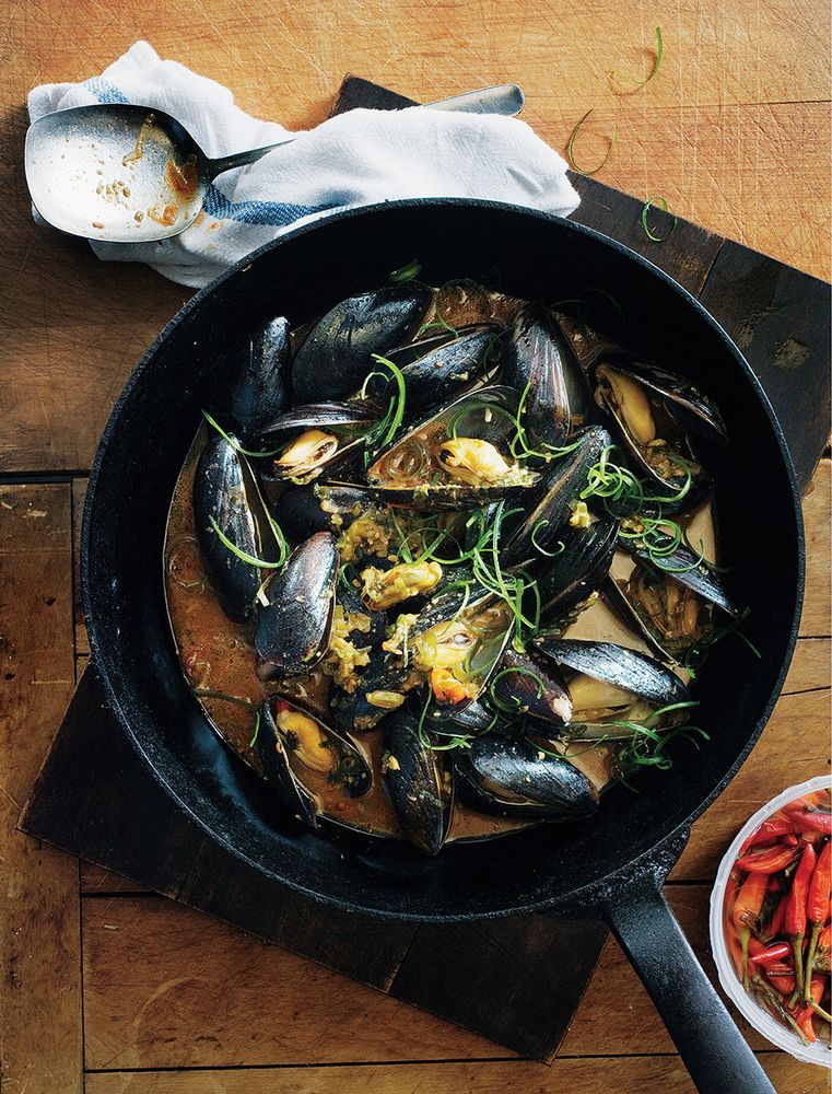 Pan-Roasted Bouchot Mussels with OS from Momofuku by David Chang and ...