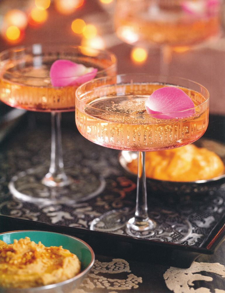 Fragrant Rose Champagne from In the Mood for Entertaining by Jo Pratt