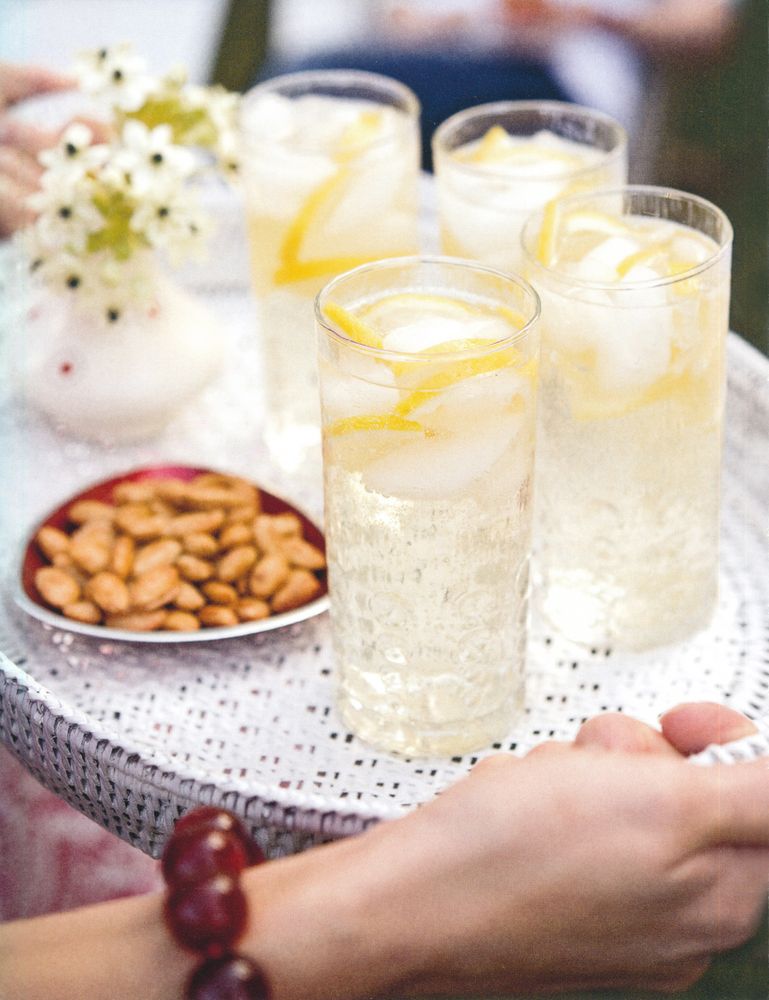 Sherry Spritzers from In the Mood for Entertaining by Jo Pratt