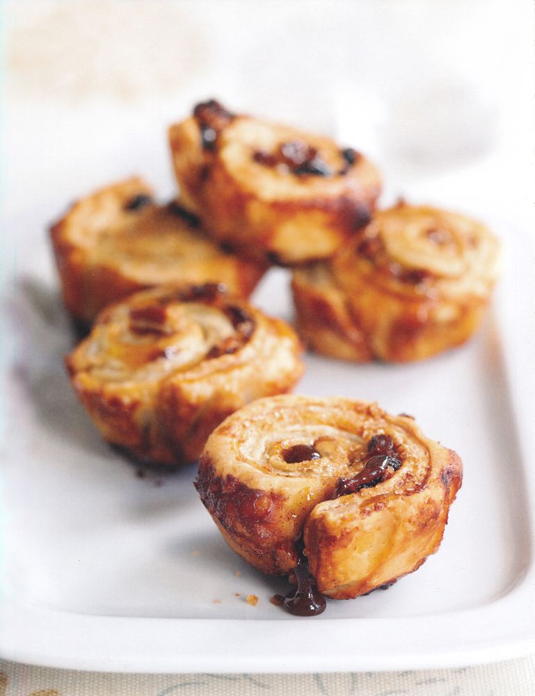 Maple, Pecan and Sultana Pastry Twirls from In the Mood for Entertaining by Jo Pratt