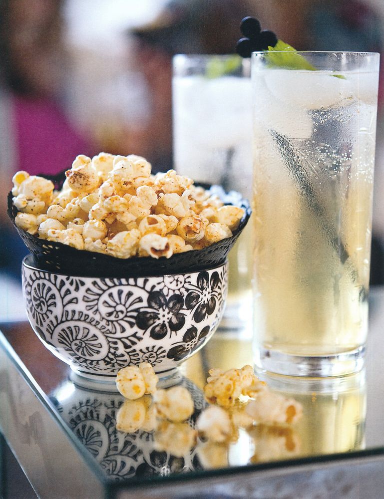 Cheesy Chilli Popcorn from In the Mood for Entertaining by Jo Pratt