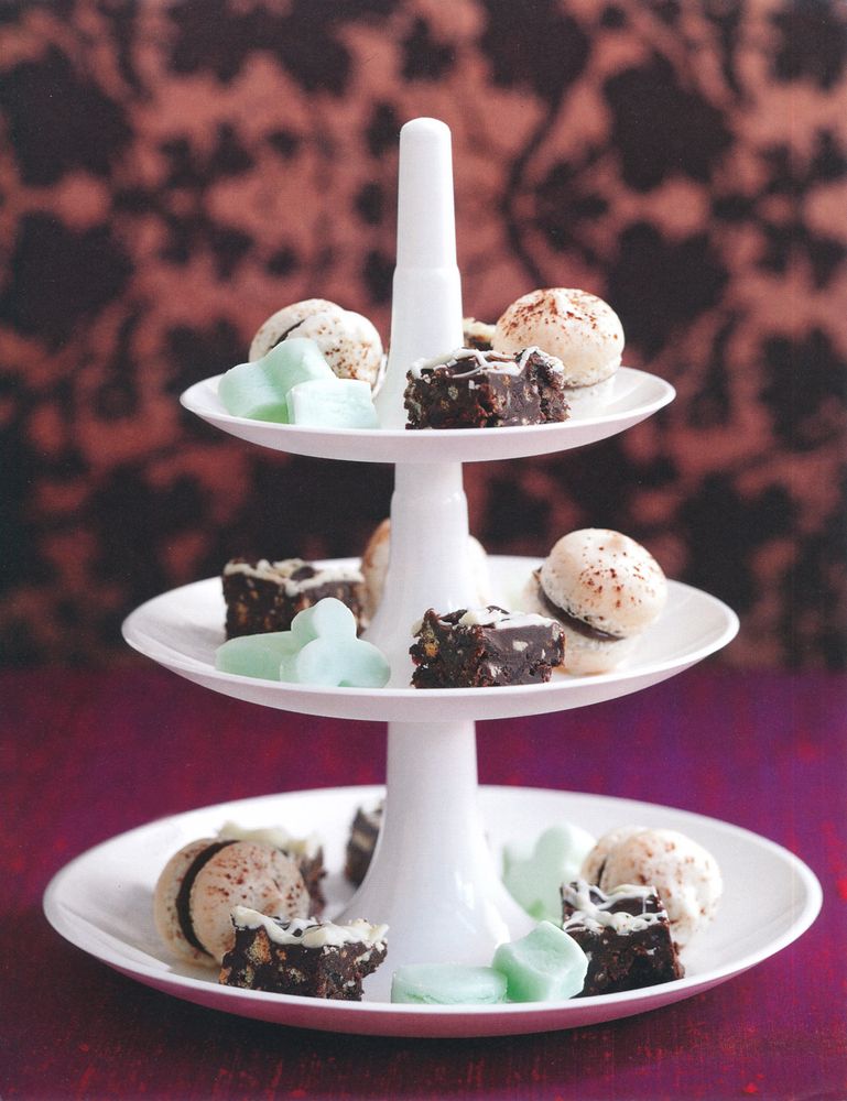 Chocolate and Hazelnut Macaroons from In the Mood for Entertaining by Jo Pratt