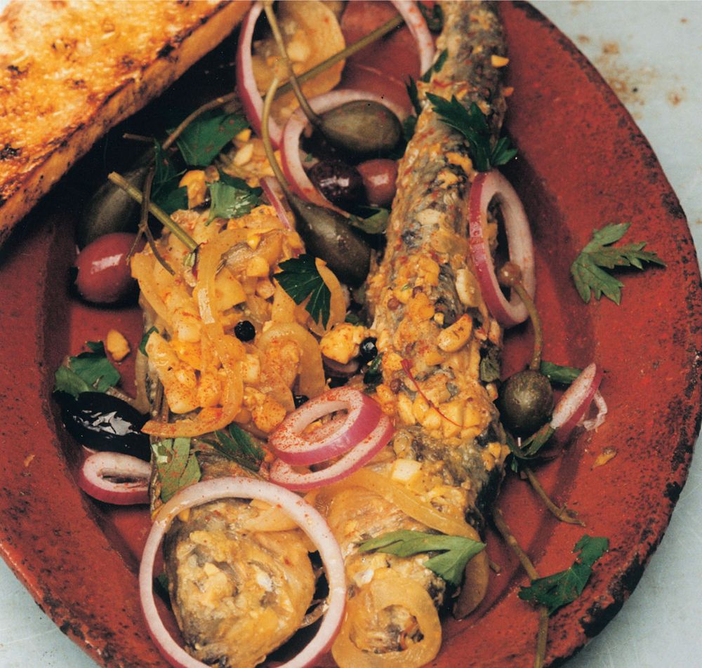 Sardine Escabeche from Moro The Cookbook by Samuel Clark and Samantha