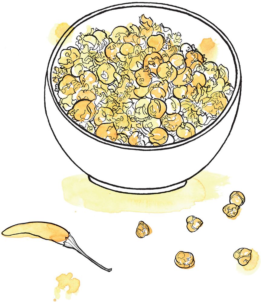 Chickpea Chaat from Madhur Jaffrey's Indian Cookery by Madhur Jaffrey