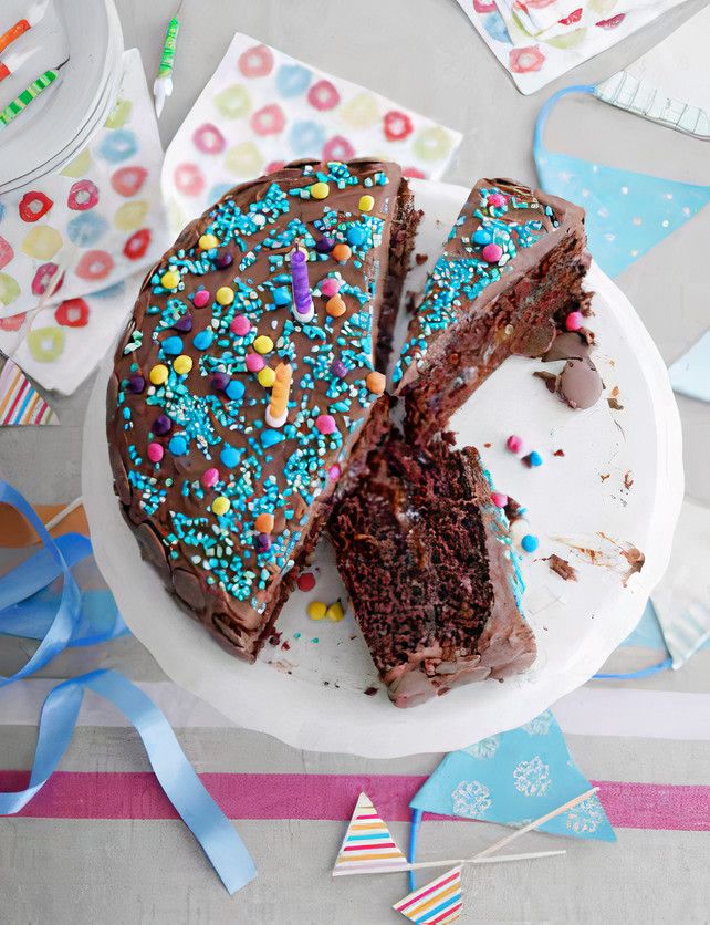 Moist Chocolate Cake with Chocolate Fudge Frosting from Madhouse Cookbook: Delicious Recipes for the