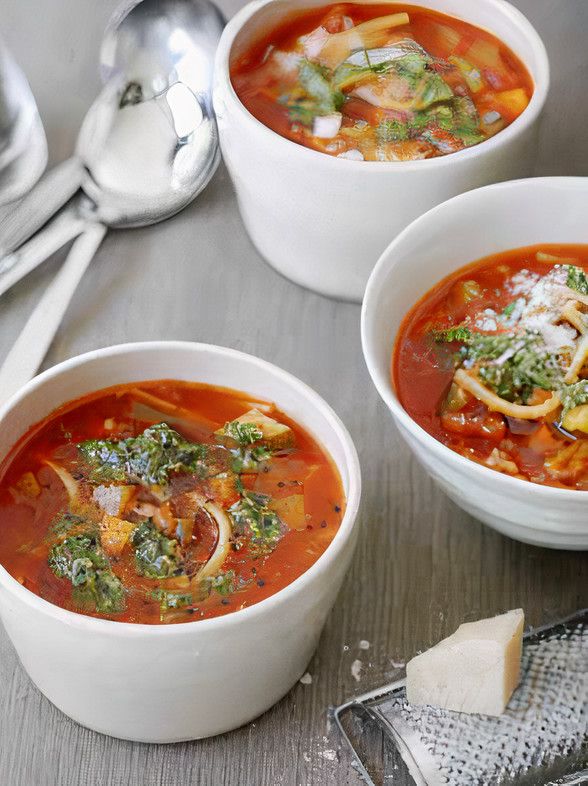 Easy Minestrone Soup from Madhouse Cookbook: Delicious Recipes for the Busy Family Kitchen by Jo Pra
