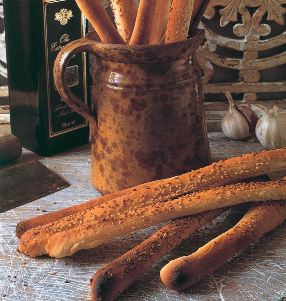 Italian Bread Sticks from Making Bread at Home by Tom Jaine