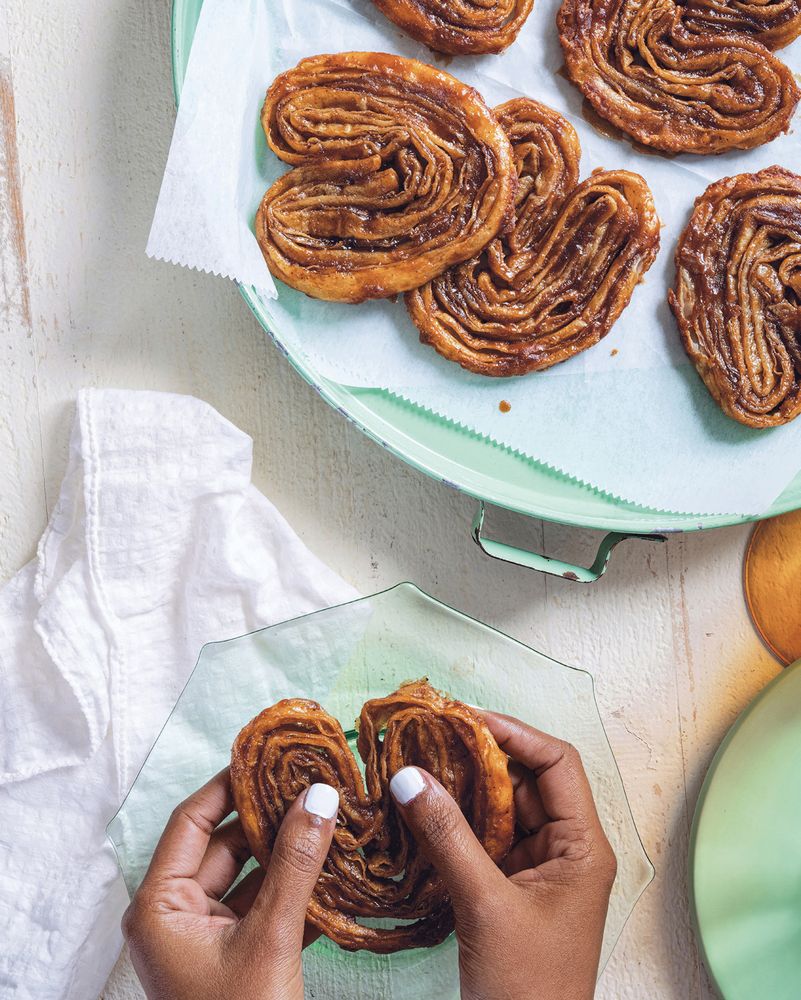 Jaggery Nutmeg Palmiers from Malai: Frozen Desserts Inspired by South Asian Flavors by Pooja Bavishi