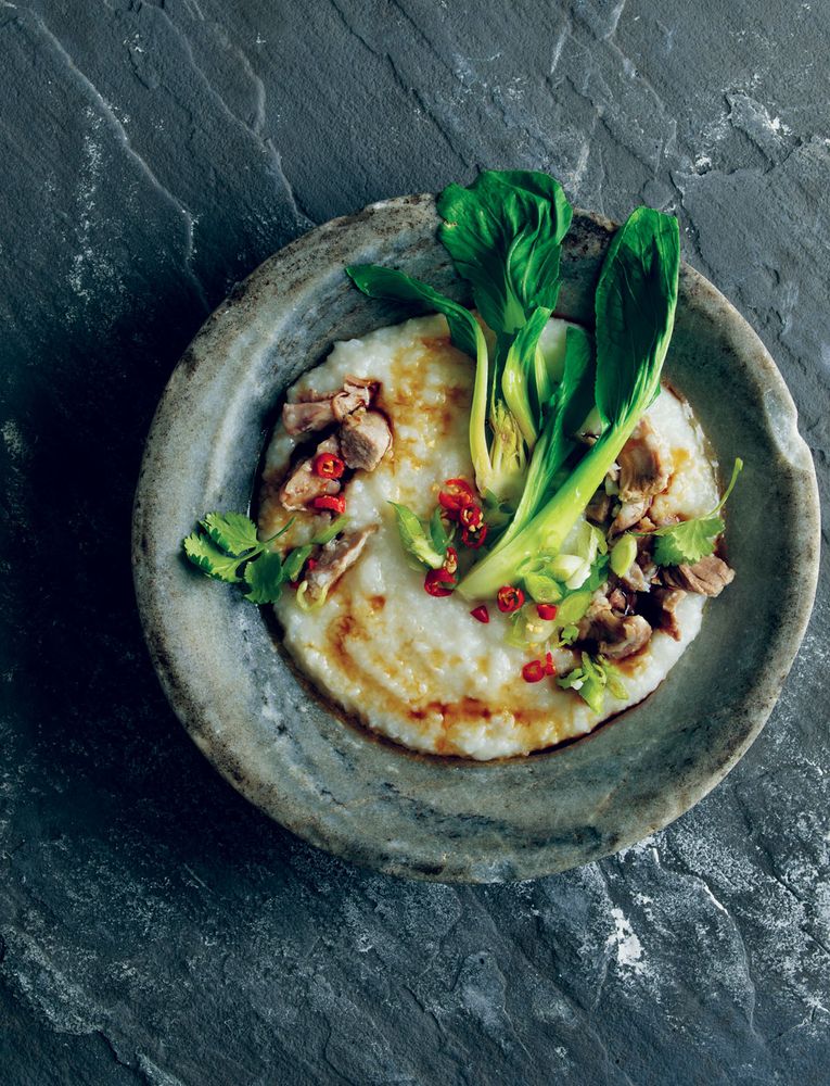 Ham Hock Congee with Pickles from Meat Manifesto by Andy Fenner
