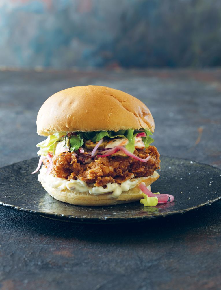 Fried Chicken Sandwich with Pickles and Coleslaw from Meat Manifesto by ...