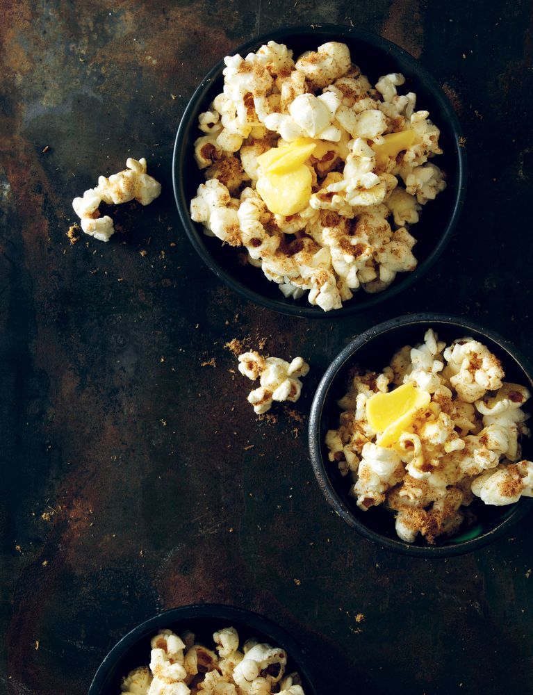 Beef Fat Popcorn with Chilli Biltong Powder from Meat Manifesto by Andy ...