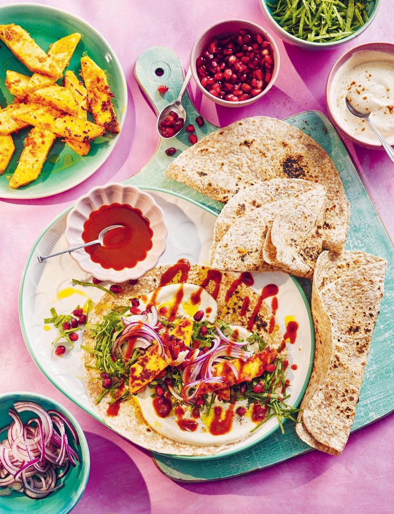 Ruby Wraps from Meat Free Mowgli by Nisha Katona