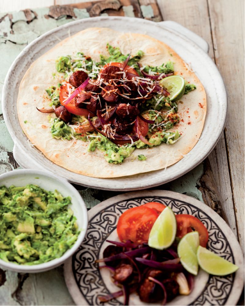 Oaxaca Tostadas from Mighty Spice Express Cookbook by John Gregory-Smith
