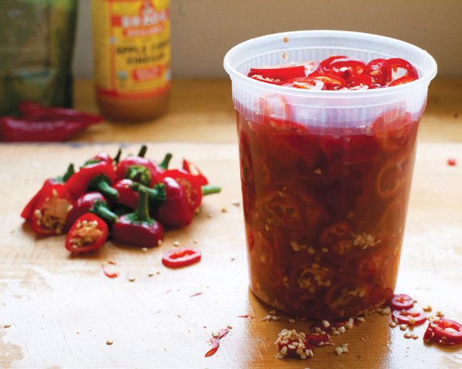 Marinated Jicama & Pickled Jalapeño from Mission Street Food by Anthony