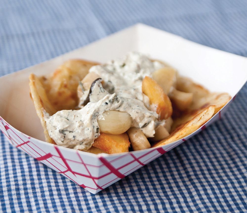 Charred-Scallion Sour Cream from Mission Street Food by Anthony Myint and Karen Leibowitz