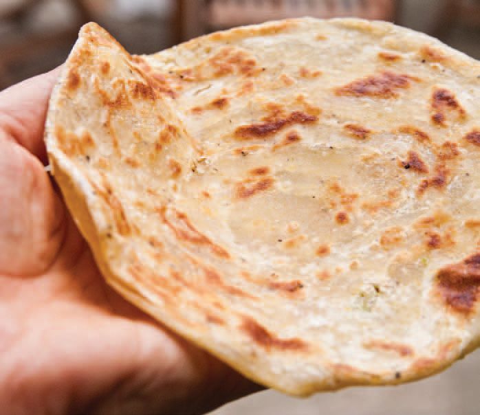 Buttery Flatbread from Mission Street Food by Anthony Myint and Karen Leibowitz
