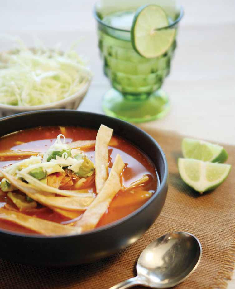 Chicken Tortilla Soup from Muy Bueno: Three Generations of Authentic Mexican Flavor by Yvette Marquez-Sharpnack