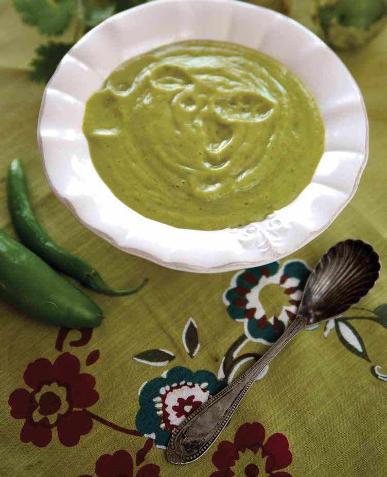 Avocado and Tomatillo Salsa from Muy Bueno: Three Generations of Authentic Mexican Flavor by Yvette 