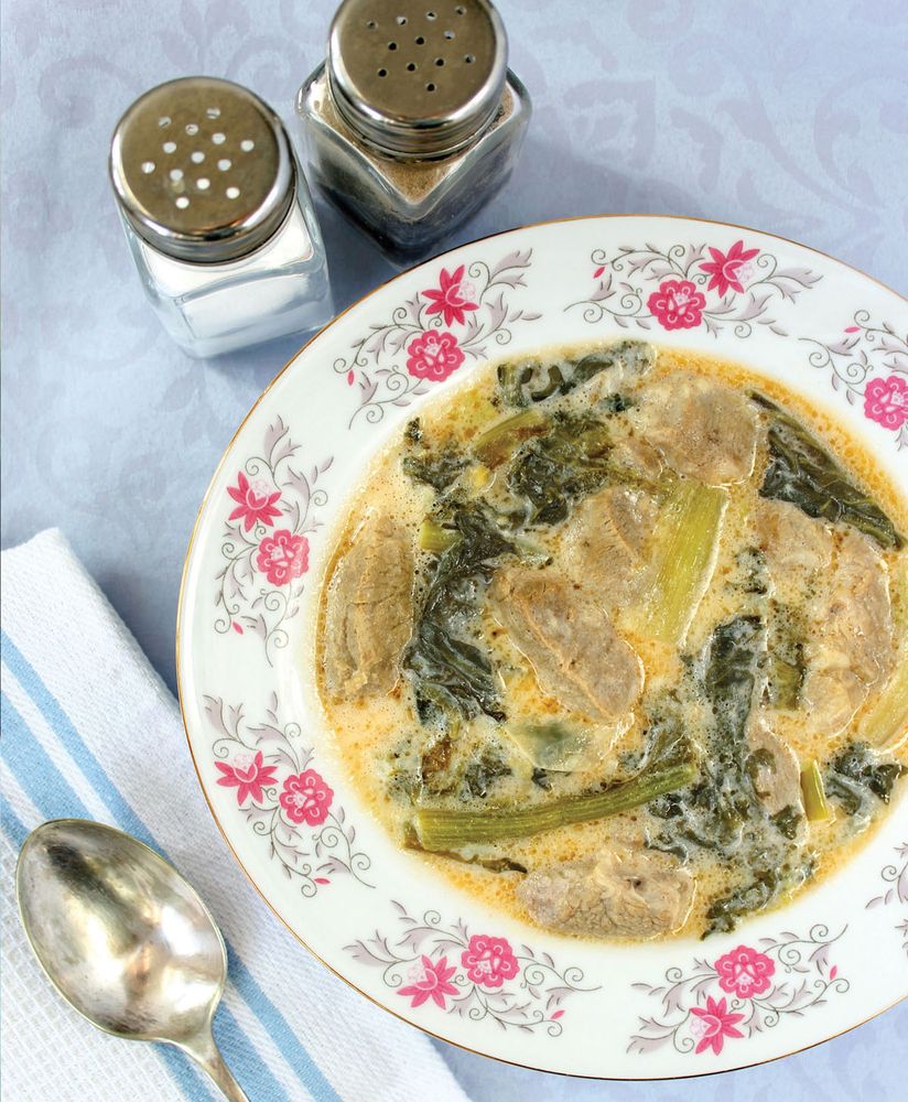 Pork Fricassée from My Big Fat Greek Cookbook Classic Mediterranean