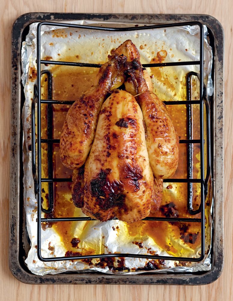 Roast Chicken from New York Cult Recipes by Marc Grossman