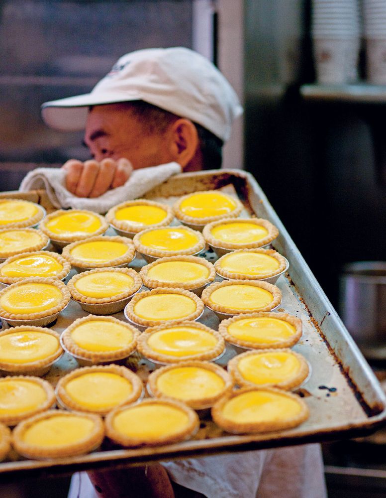 Chinese Egg Custard Tarts from New York Cult Recipes by Marc Grossman