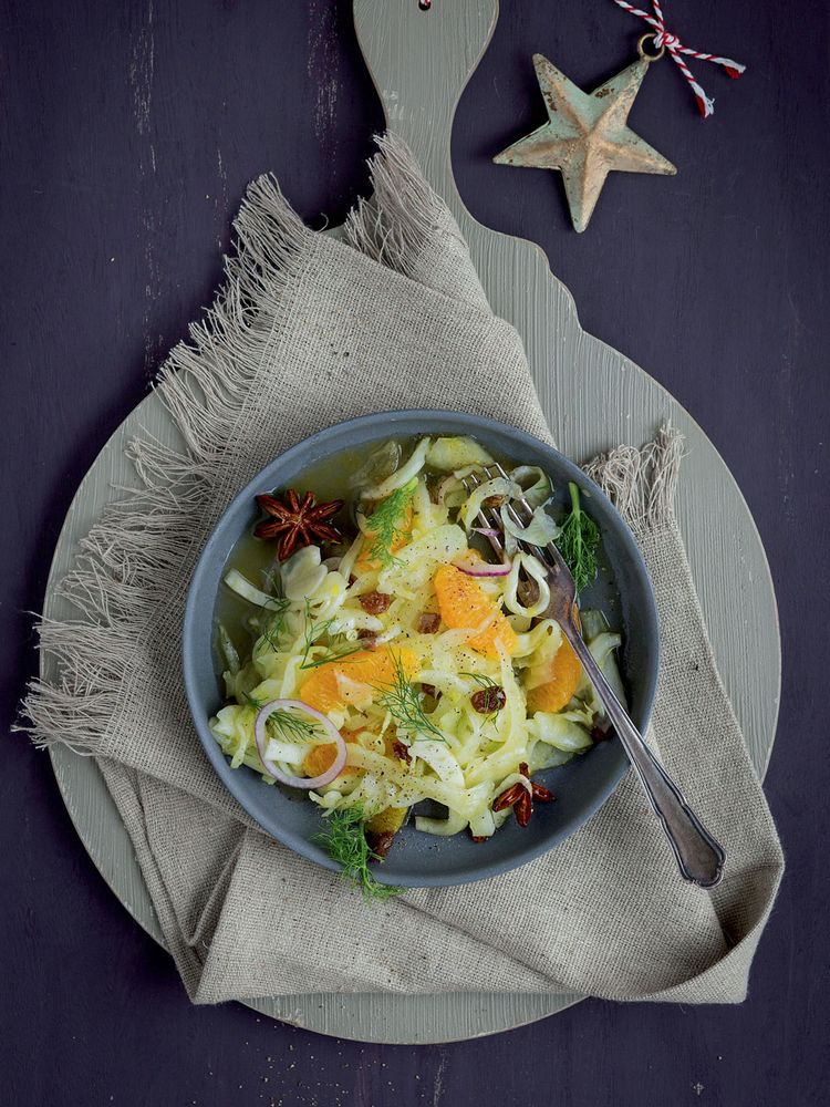 Fennel and Orange Salad with Raisins from New York Christmas by Lisa Nieschlag and Lars Wentrup