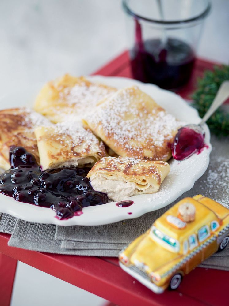 Blintzes with Quark Filling from New York Christmas by Lisa Nieschlag and Lars Wentrup