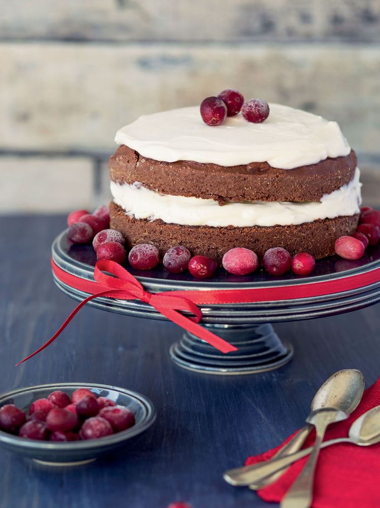 Gingerbread Cake with Frosting from New York Christmas by Lisa Nieschlag and Lars Wentrup