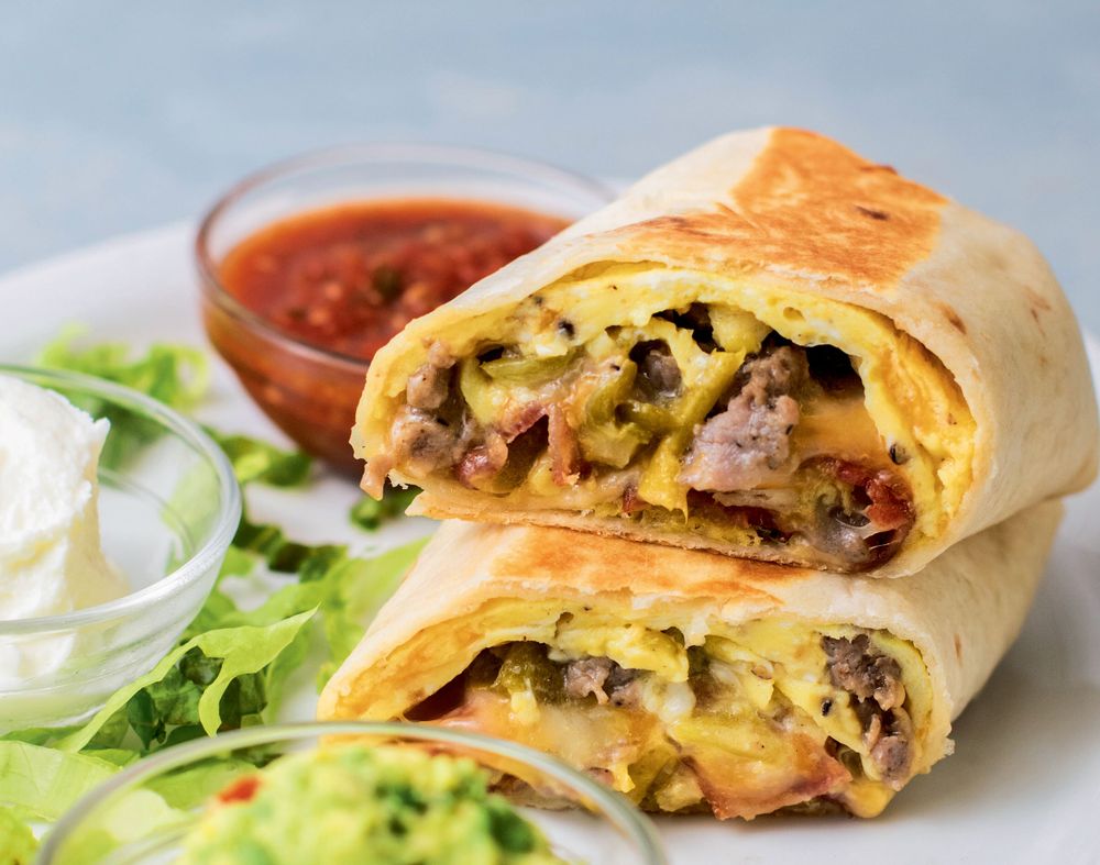 Pressed Breakfast Burrito from Smashed: 60 Epic Smash Burgers and Sandwiches for Dinner, for Lunch, 