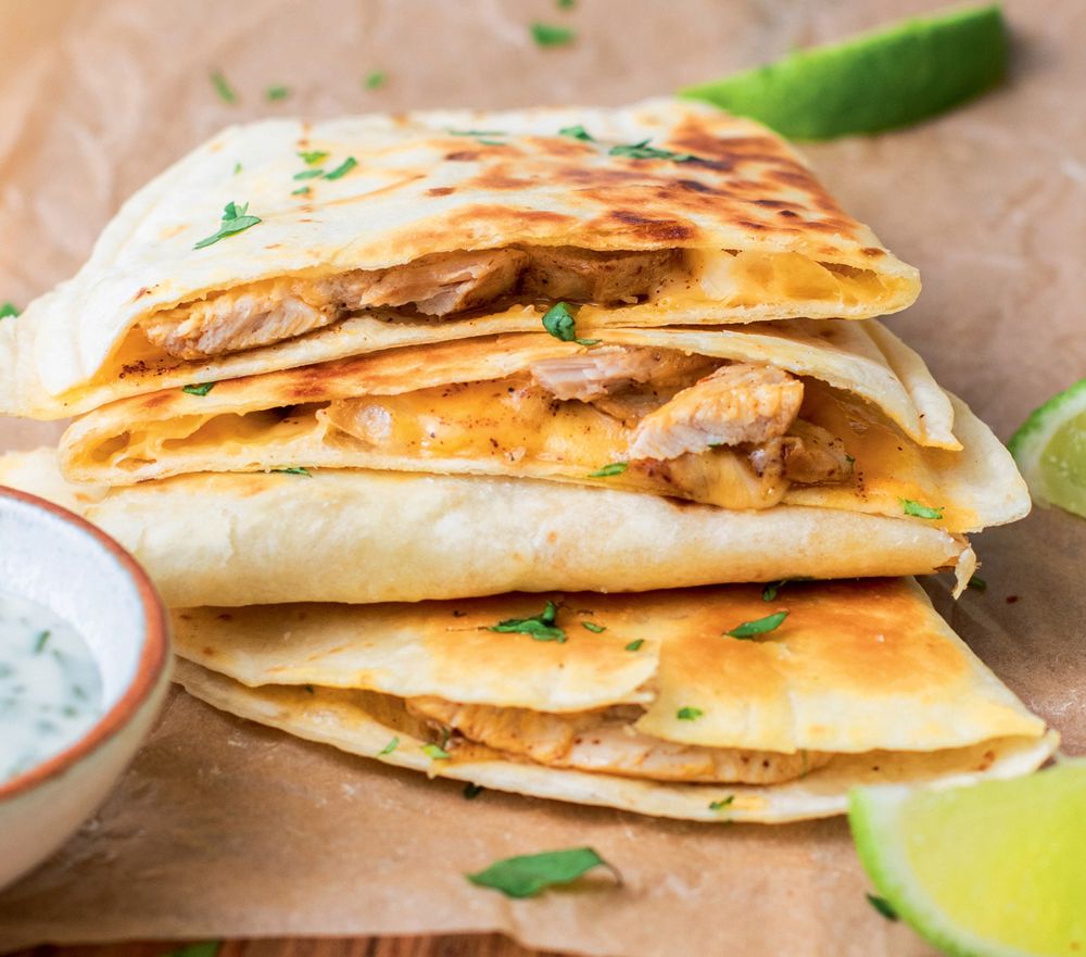 Pressed Chicken Street Quesadilla from Smashed: 60 Epic Smash Burgers and Sandwiches for Dinner, for