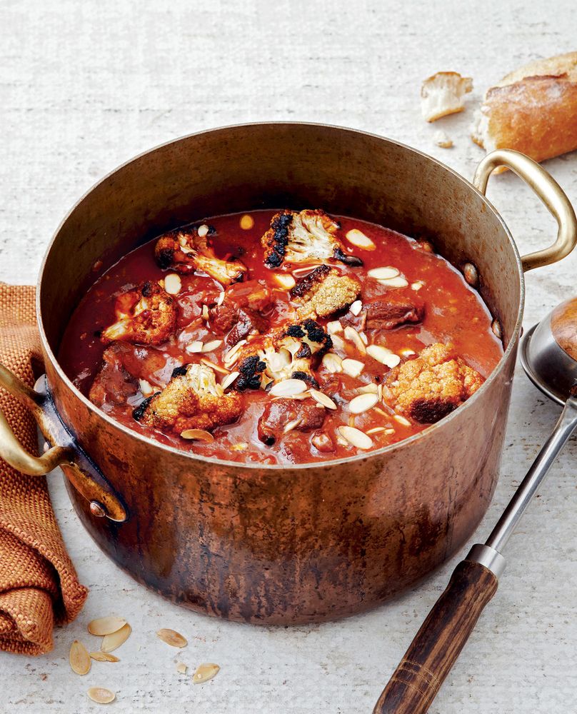 Lamb & Cauliflower Stew with Harissa from Soups and Stews by The