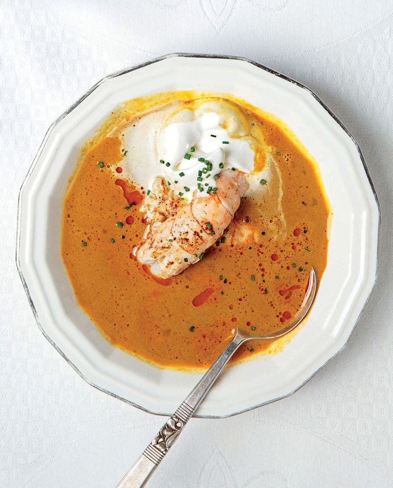 Icelandic Langoustine Soup from Soups and Stews by The Editors of Saveur