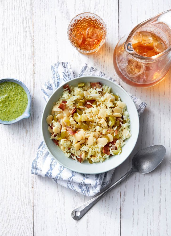 Butter Bean Hoppin’ John with CilantroLime Vinaigrette from Southern