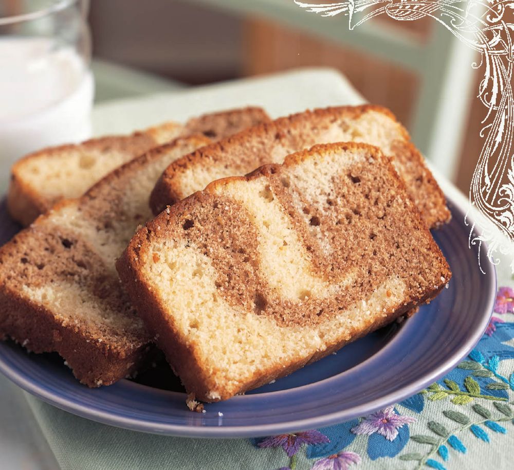 Marble Molasses Pound Cake from Southern Cakes by Nancie McDermott
