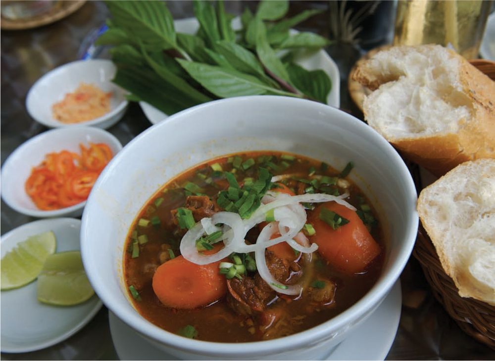 Lemongrass Beef Stew with Tomatoes and Star Anise from Southeast Asian