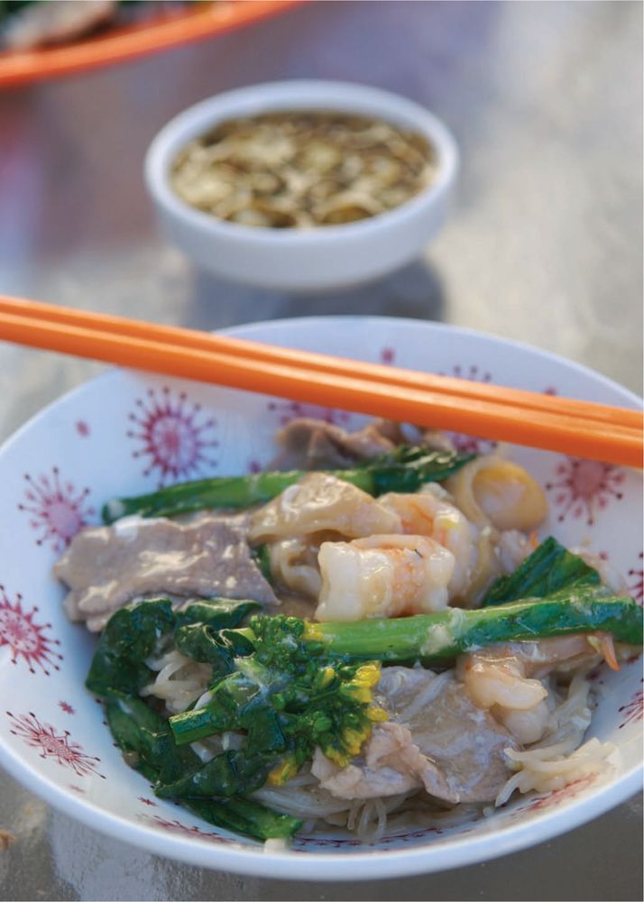 Yin Yang Noodles from Southeast Asian Flavors: Adventures in Cooking the Foods of Thailand, Vietnam, Malaysia & Singapore by Robert Danhi