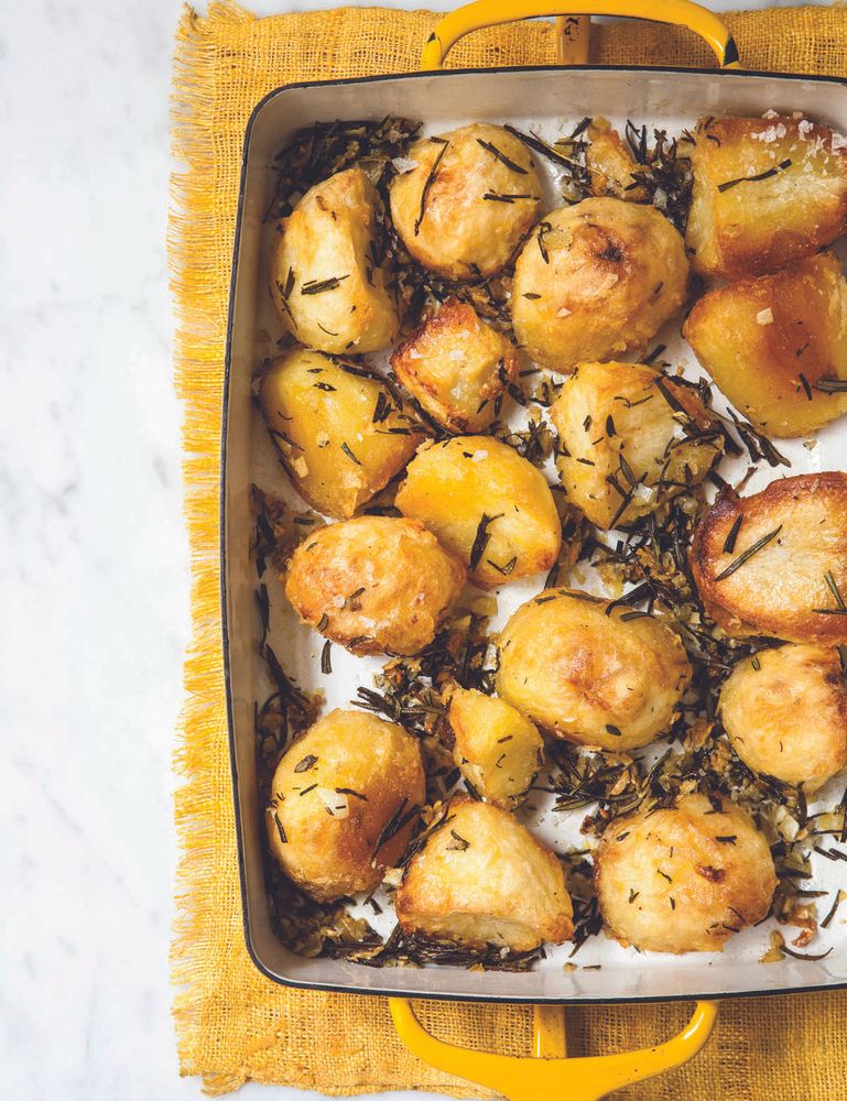 Rosemary And Thyme Roast Potatoes From So Vegan In 5 Over 100 Super Simple And Delicious 5