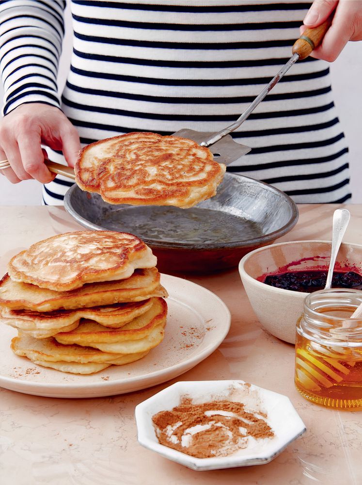 Fluffy, Americanstyle buttermilk pancakes from Solo by Signe Johansen